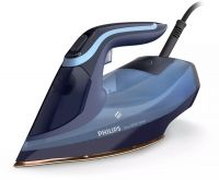 Fier de calcat PHILIPS Azur 8000 DST8020/20, 3000W, 240g/min, 300ml, talpa SteamGlide Elite, albastru