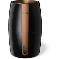 Umidificator Philips HU2718/10, NanoCloud, 3viteze, umidificare automată, umidificare eficientă, fără praf alb sau pete umede, feedback în timp real, auto&sleep, acoperire 32mp, rezervor 2L, negru/arămiu