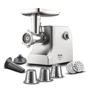 Mașină de tocat carne TEFAL HV10 8 în 1 NE858D38, 2200 W, 8 in 1, Functie Reverse, 3 grile inox, 5.5 kg pe minut