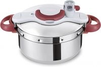 Oală sub presiune TEFAL P4620733 Clipso Minut Perfect, 6L, Inox 