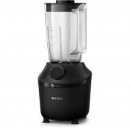 Blender Philips ProBlend Seria 3000 HR2191/01, 600W (2 viteze și Pulse), Recipient din plastic, Vas 2L, Cablu 0.85m, Senzor MTP, Lame din oţel inoxidabil