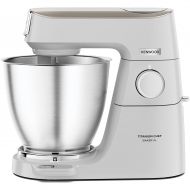 Robot de bucătărie KENWOOD Titanium Chef Baker XL KVL65.001WH, 1200 W, vas 7 l, 10 trepte de viteză,+ funcție turbo,mixare planetară, cântar integrat, ecran LCD, 3 accesorii de patiserie, culoare: alb