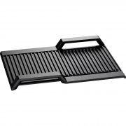 Placă BOSCH Grill HEZ390522 - 17000300, Pentru inducție, Material aluminiu turnat manual sub presiune, Strat ceramic antiaderent, L37cm, l25cm, G2.6kg