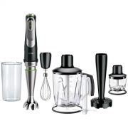 Blender de mână BRAUN MultiQuick 9 MQ9147X, 1000~1200W (variabilă și Pulse), Lame ActiveBlade, Active PowerDrive, iMode, Advanced SmartSpeed, SplashControl, Cablu 1.2m, Premium Black