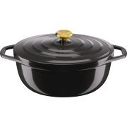 Oală cu capac TEFAL Oval Air Cocotte E2558955, D30x23cm, V5.7L, Aluminiu turnat