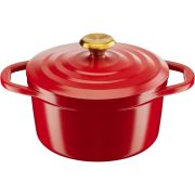 Oală cu capac TEFAL Round Air Cocotte E2544655, D24cm, V4.7L, Aluminiu turnat