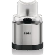 Râșniță de cafea și condimente BRAUN MQ60, Sistem EasyClick, Din oțel inoxidabil, Bază/capac antiderapant, Fără BPA, Timpul maxim de operare este de 20 secunde, DW Safe, Stainless Steel