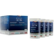 Set economic BOSCH 00312331, Compus din 4 curățitoare 00312330 de 250g, Pentru mașini de spălat rufe și vase, Îndepărtare rapidă a calcarului, Îmbunătățește durata de viață, O dată la 3~6 luni