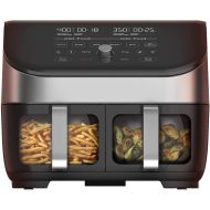 Instant Pot Vortex Plus 8 Dual Drawer Clear Cook, 1700W, 8 în 1, coș dublu, 7,5 L per coș, tehnologie SyncCook & SyncFinish, ClearCook™ Easy View, prăjire cu aer, prăjire, coacere, reîncălzire, dehidratare, negru