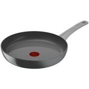 Tigaie TEFAL Renew On C4270532, D26cm, 100% aluminiu reciclat, Indicator Thermo-Signal, Compatibil cu inducția, Înveliș ceramic, Gri