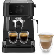 Espressor manual DeLonghi Stilosa EC230.BK - 0132104202, 1100W, 15 bari, Rezervor apă 1 litru