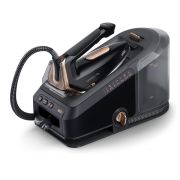 Stație de călcat BRAUN CareStyle 7 Pro IS7286BK - 0128805002, 2700W, 8bar, Continuu 190g/min, Jet 650g, Rez det 2l, C1.7m, EloxalPlus, iCare, iMode, FreeGlide 3D, ProSteam, Mod Turbo, Black Copper