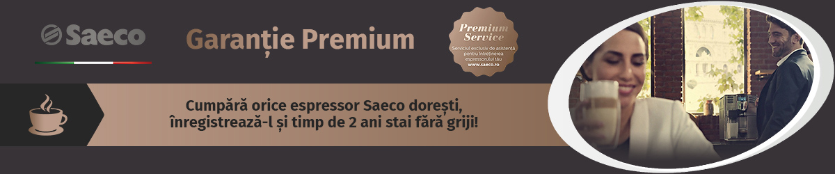 Saeco - Garanție premium, super prețuri și cană cadou!